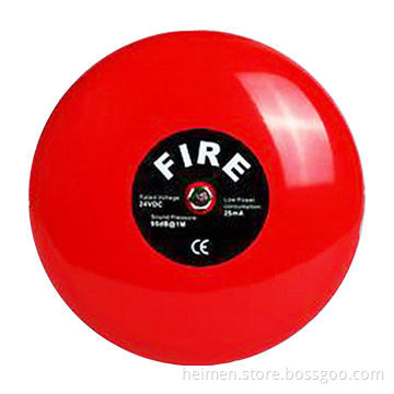 Hot DC12/24V, 10mA Alarm Bell, Sound Level Up to 110dB, with 6 and 8" Options